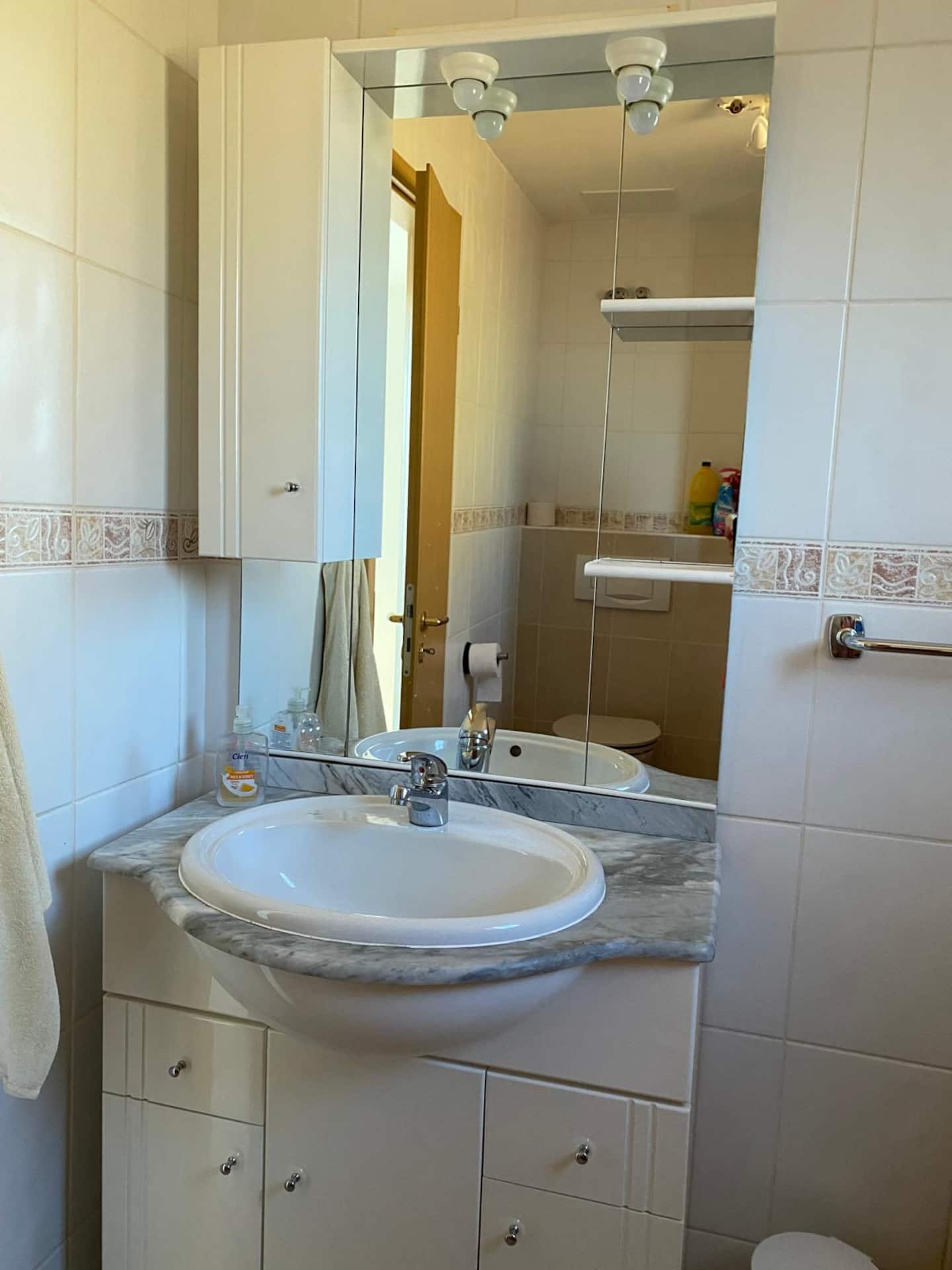 First-floor bathroom