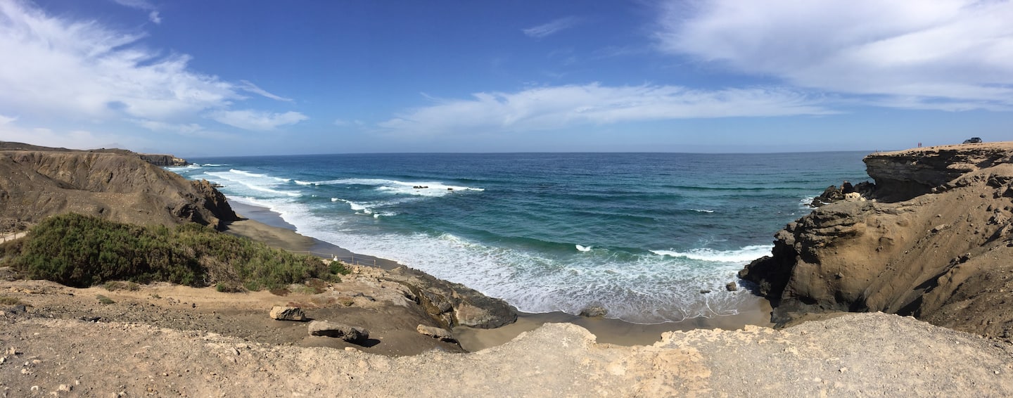 Playa del Viejo Rey, 15 minutes on foot