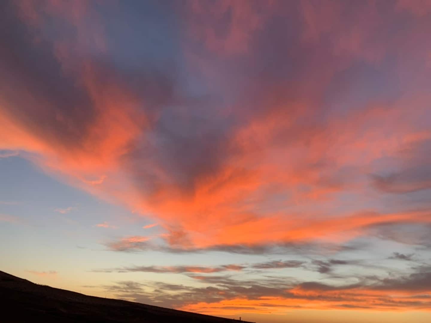 Sunset from the terrace